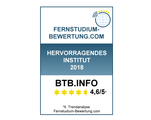 Fernstudium Bewertung(en) BTB (Bildungswerk Therapeutische Berufe)